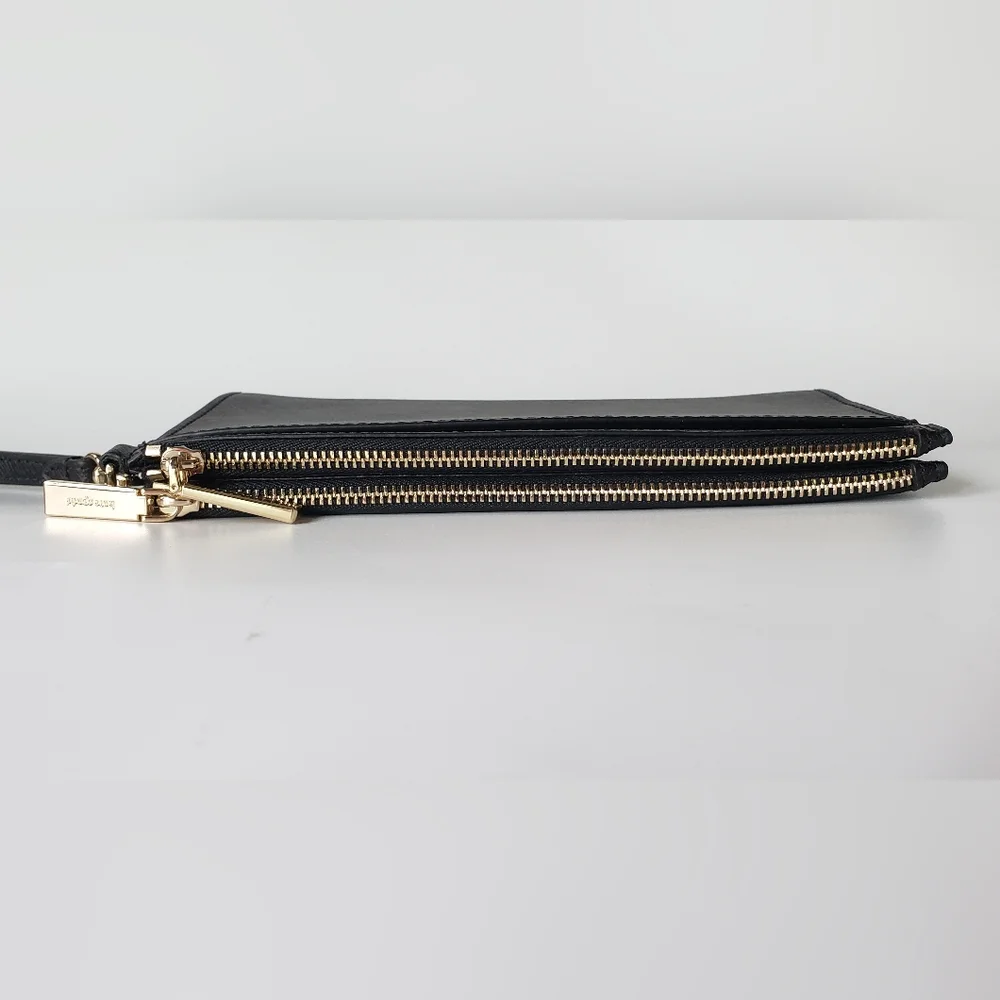 Kate Spade Madison Double Zip Wristlet in Black